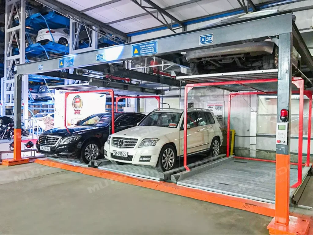 application of puzzle parking system