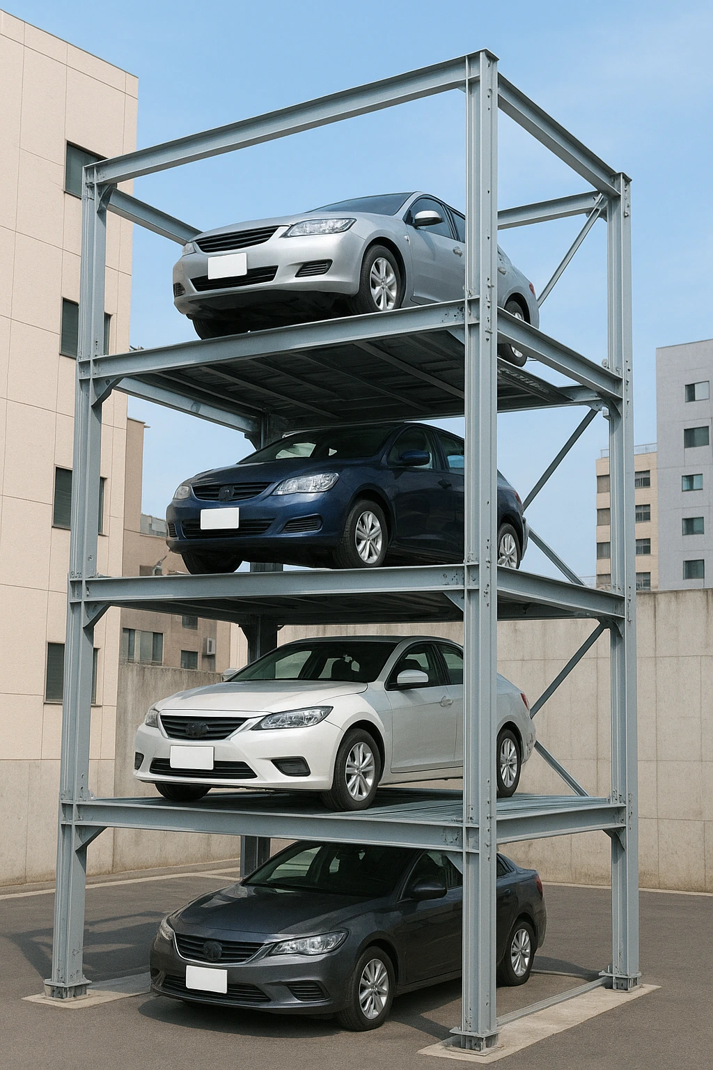 four level parking system manufacturers